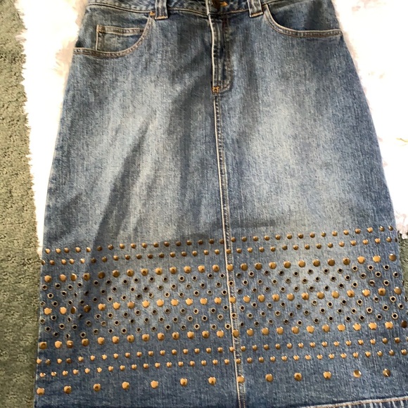 Dresses & Skirts - Jean skirt my Michael Kors.